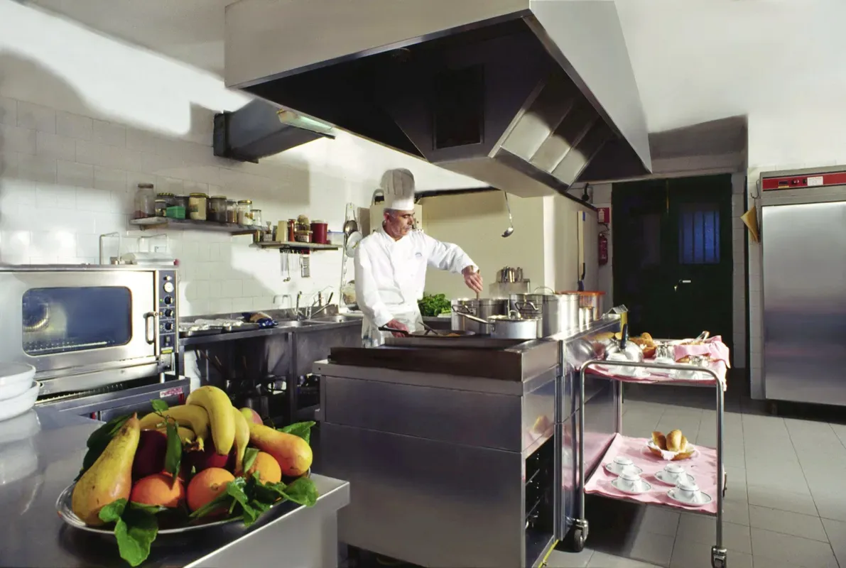La cucina interna della residenza