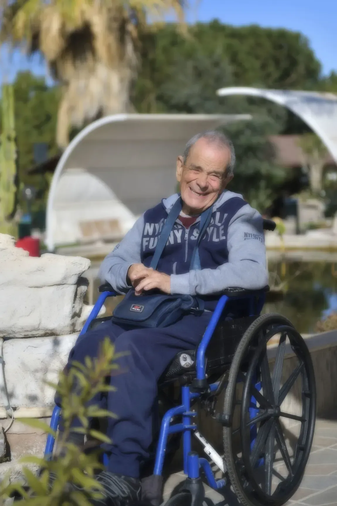 Ospite della residenza in giardino