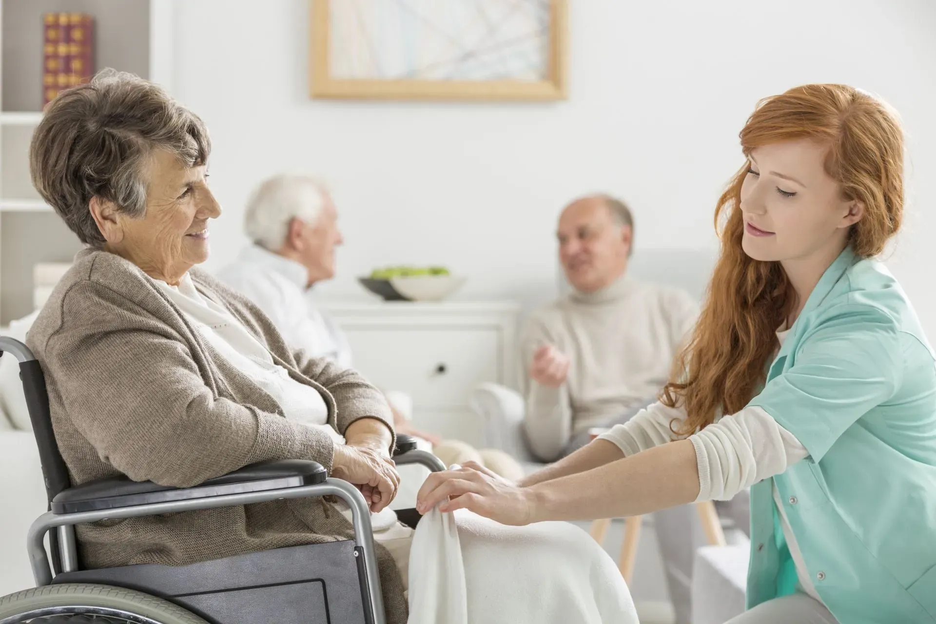 Momenti di compagnia con le operatrici